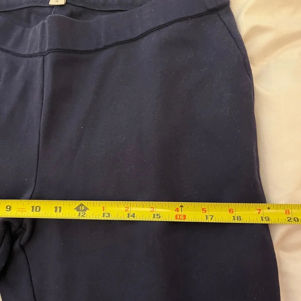 Coldwater Creek Blue Natural Fit Sz large, 14 Stretch Travel Athletic Comfort